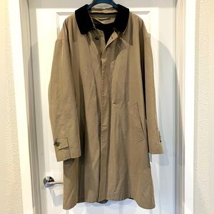 Men’s Dressy Raincoat - Lined w/detachable collar